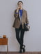 Стильный коричневый пиджак | 6679925 | фото 14