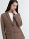 Стильный коричневый пиджак | 6679925 | фото 3