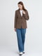 Стильный коричневый пиджак | 6679925 | фото 4