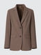 Стильный коричневый пиджак | 6679925 | фото 5
