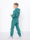 Темно-зелений підлітковий костюм з принтом: штани та толстовка | 6683411 | фото 4