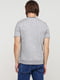 Базова сіра футболка з подвійним коміром | 6683469 | фото 2