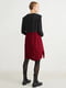 Червоно-чорна сукня в принт для вагітних | 6683486 | фото 2