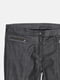 Темно-серые джинсы на средней посадке с акцентными швами | 6683497 | фото 3