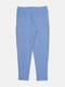 Светло-синие брюки с декоративными швами | 6683528 | фото 2
