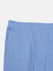 Светло-синие брюки с декоративными швами | 6683528 | фото 3
