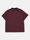 Бордовая хлопковая футболка-поло с вышитым лого | 6683550 | фото 2