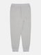 Серые хлопковые пижамные брюки с эластичными манжетами | 6683561 | фото 2