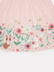 Розовое хлопковое платье с рисунком | 6683576 | фото 4