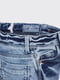 Синие вареные джинсы | 6683582 | фото 4