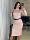 Сукня-светр пудрового кольору | 6684100 | фото 4