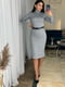 Сукня-светр сіра | 6684101 | фото 6