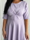 Платье А-силуэта лавандового цвета | 6684137 | фото 2