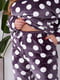 Пижама махровая: худи и брюки | 6684207 | фото 5