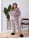 Пижама махровая: худи и брюки | 6684208 | фото 3