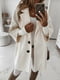 Кашемировое белое пальто | 6684493 | фото 2