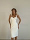 Платье-футляр белое | 6684527 | фото 5