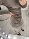 Сукня-футляр кольору капучино | 6684578 | фото 3