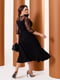 Сукня А-силуету чорна | 6684630 | фото 2