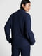 Флисовая синяя куртка-рубашка на пуговицах | 6685264 | фото 2