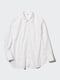 Свободная базовая рубашка в белом цвете | 6685335 | фото 2