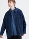 Джинсова синя куртка вільного силуету | 6685338 | фото 2