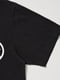 Чорна бавовняна футболка з логотипом | 6685346 | фото 3