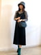 Сукня-міді в стилі білизни чорна з регульованими бретелями | 6685347 | фото 10