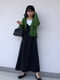 Платье-миди в бельевом стиле черное с регулируемыми бретелями | 6685347 | фото 11