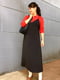 Платье-миди в бельевом стиле черное с регулируемыми бретелями | 6685347 | фото 12