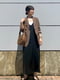 Сукня-міді в стилі білизни чорна з регульованими бретелями | 6685347 | фото 17