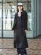 Платье-миди в бельевом стиле черное с регулируемыми бретелями | 6685347 | фото 6