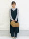 Сукня-міді в стилі білизни чорна з регульованими бретелями | 6685347 | фото 7