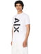 Белая хлопковая футболка с логотипом | 6685461 | фото 2