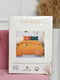 Комплект постельного белья оранжево-салатового цвета двуспальный | 6685528