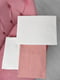 Комплект постільної білизни біло-рожевого кольору двоспальний | 6685530 | фото 2