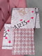 Комплект постельного белья розового цвета евро | 6685538 | фото 2