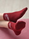 Шкарпетки стрейч бордового кольору | 6685646 | фото 2