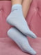 Шкарпетки стрейч блакитного кольору | 6685672 | фото 2