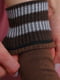 Шкарпетки високі коричневі | 6685691 | фото 3