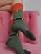 Носки новогодние зеленые с принтом | 6685696 | фото 2