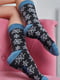 Шкарпетки новорічні чорні з принтом | 6685698 | фото 2