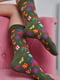 Шкарпетки новорічні кольори хакі | 6685700 | фото 2