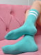 Шкарпетки високі бірюзового кольору | 6685710 | фото 2
