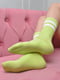 Носки высокие салатового цвета | 6685718 | фото 2