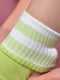 Носки высокие салатового цвета | 6685718 | фото 3