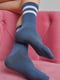 Шкарпетки високі сині | 6685722 | фото 2