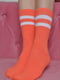Шкарпетки високі коралового кольору | 6685741