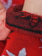 Носки демисезонные красные с принтом | 6685773 | фото 3