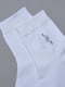 Шкарпетки стрейч білого кольору | 6685794 | фото 2